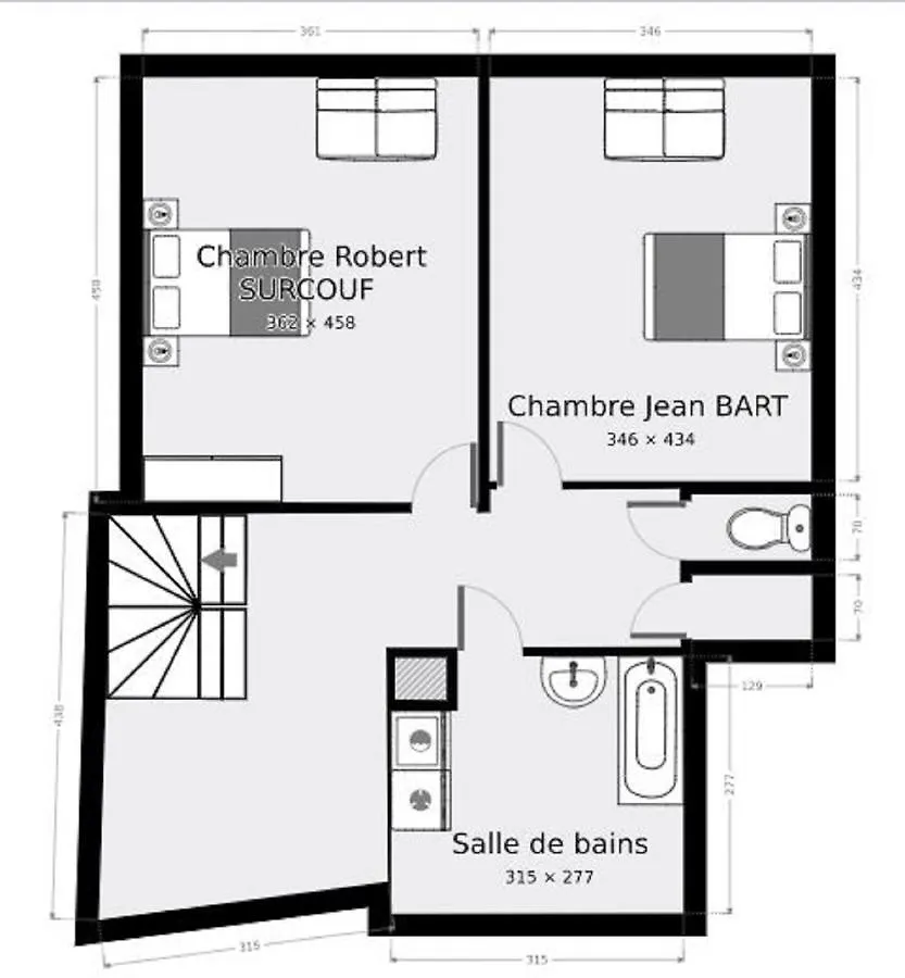 La Taniere Du Corsaire -16 Pers Apartment Redon 0*,  France