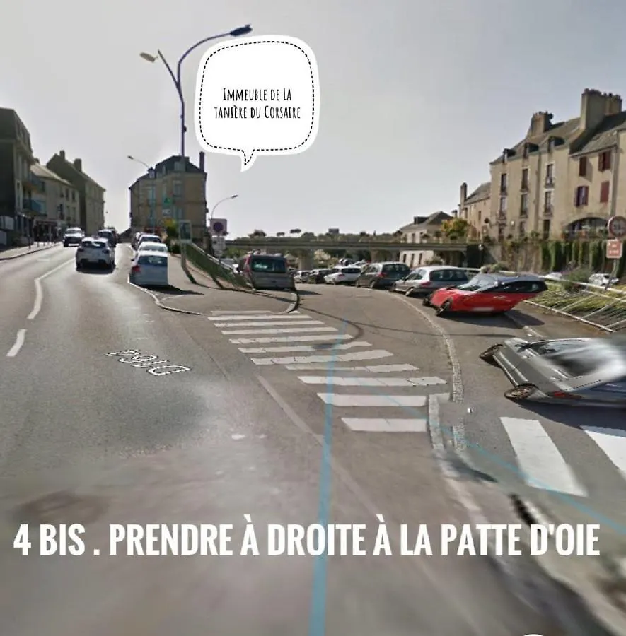 Appartement La tanière du Corsaire -16 Pers à Redon Séjour chez l'habitant